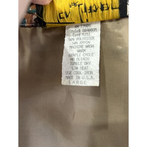 Vtg 80's Toni Garment For C.C Magic Long Sleeve, Lightweight Blazer. Size Large - Picture 4 of 4